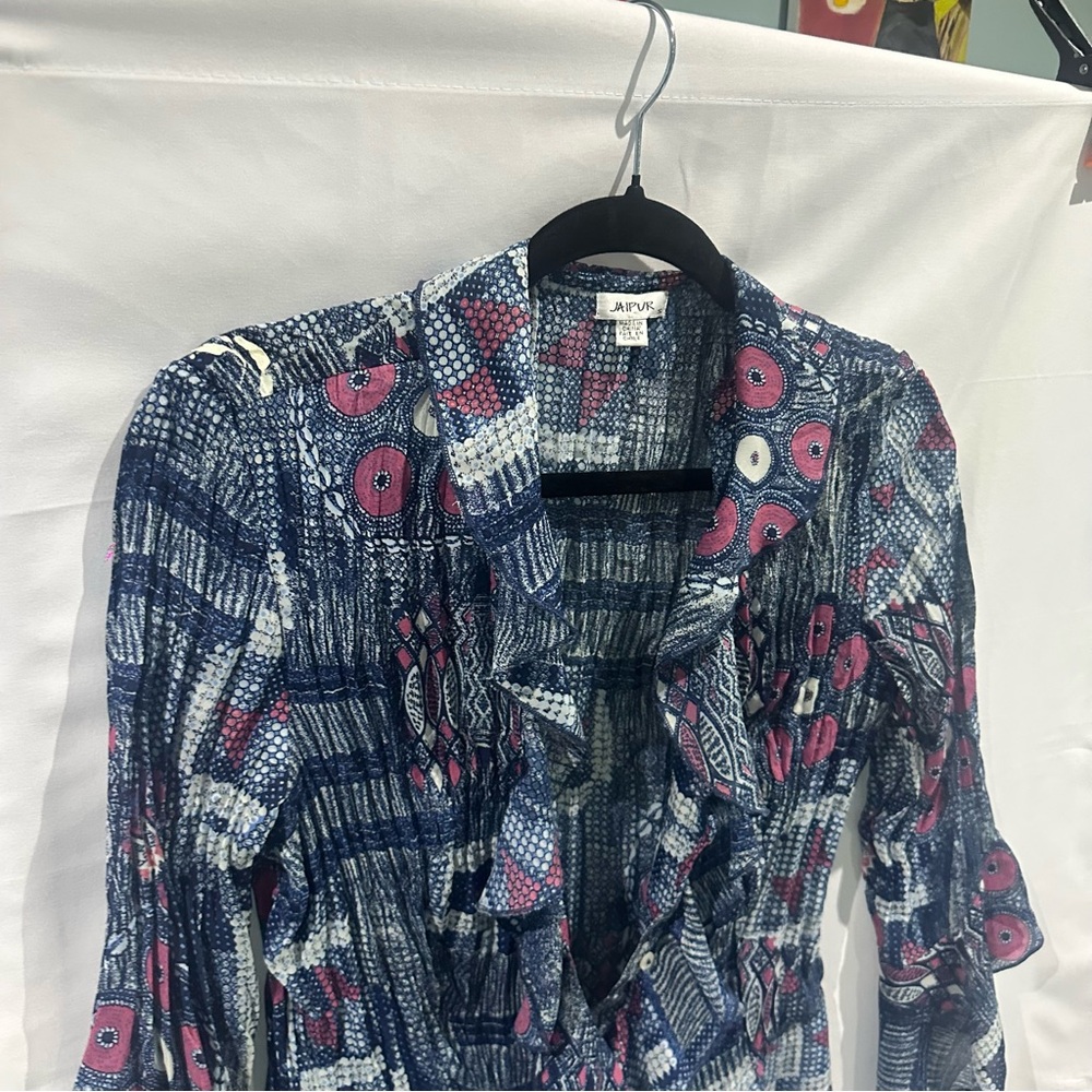 Jaipur Boho Ruffle Blouse - Picture 7 of 11